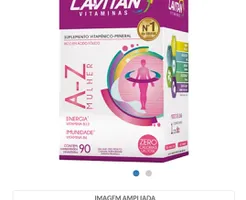 LAVITAN A-Z MULHER 90 COMPRIMIDOS | R$19