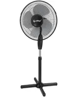 Ventilador Pé Ajustável 3 Pás Preto