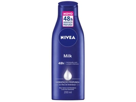Loção Deo-Hidratante Corporal Nivea Milk - Hidratação Profunda 200ml | R$5