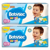 Fralda Babysec UltraSec Galinha Pintadinha XG - 120 Unidades