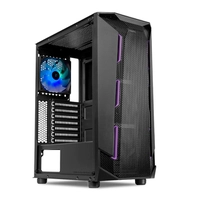 Gabinete Gamer Mancer Revenant, RGB, Mid-Tower, Lateral de Vidro, Com 1 Fan, Preto, MCR-RVNT-BK01