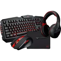 Combo Gamer Dazz Arsenal 4 em 1, Teclado, Mouse Headset e Mousepad, 625237