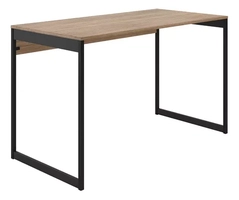 Escrivaninha P/ Escritório Mesa Diretor Industrial 150x60 Cor Laminado com Preto