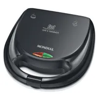 S-12 - Sanduicheira Fast Grill e Sandwich 127V - Mondial - R$34
