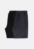 Kit Com 2 Bermudas Básicas Masculinas Em Moletom Hering