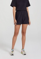 Shorts Básico Em Moletom Feminino Texturizado - Preto