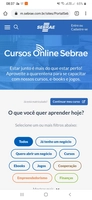(SEBRAE) - Cursos Gratuitos com Certificado