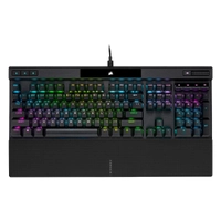 Teclado Mecânico Gamer Corsair K70 RGB Pro, Corsair OPX, Preto, Preto PBT Keycap, US - CH-910941A-NA