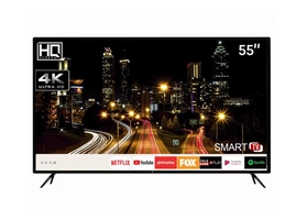 Smart TV LED 55" HQ HQSTV55NY Ultra HD 4K 3 HDMI 2 USB Wi-Fi | R$1950