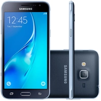 Smartphone Samsung Galaxy J3 Desbloqueado Tela 5" 8GB 4G Dual Chip Câmera Frontal Android 5.1 - R$ 530,10