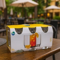 Conjunto 6 Copos de Vidro 300ml Nadir Lights