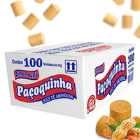 Paçoca rolha amendoim 1,5KG 100unid