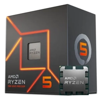 Processador AMD Ryzen 5 7600, 3.8GHz (5.1GHz Turbo), 6-Cores 12-Threads, AM5