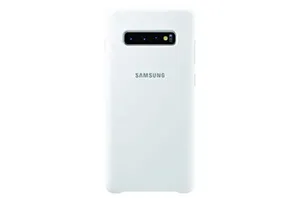 Capa Protetora Silicone Branca Galaxy S10 Plus, Samsung