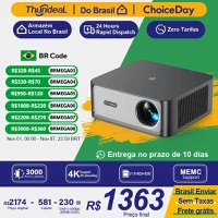 [Envio do Brasil] Projetor TD98Pro WiFi à prova de poeira, com Foco Automático e Auto Keystone, Full HD 1920x1080p, com Android e Espelhamento de Tela