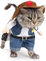 Roupa Sheriff para Gatos