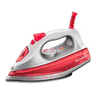 Ferro de Passar Roupa a Vapor Mondial FVN-01-O 1200W Branco e Coral - 127V