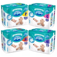 Kit Com 4 Pacotes Lo Baby P Com 400 Fraldas Atacado Barato | R$ 120