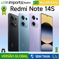 【DoBrasil】Smartphone Xiaomi Redmi Note 14S, AMOLED 67W, 5000mAh, Versao Global