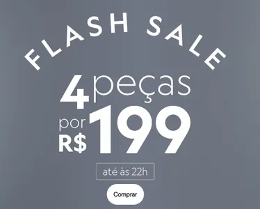 Leve 4 peças por R$ 199 na C&A