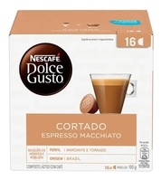 Café Em Cápsula Dolce Gusto Cortado Espresso Macchiato 16 Un