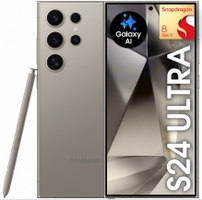 Smartphone Samsung Galaxy S24 ULTRA 256GB 12GB RAM, Tela 6.8 Dynamic AMOLED 120Hz, IP68, DEX, Snapdragon 8Gen3®, 7 Anos de Atualizações, Titânio Cinza