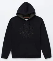 BLUSÃO ESTAMPADO COM CAPUZ EM MOLETOM - R$70