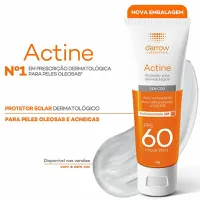 Protetor Solar Facial FPS 60 - Darrow Actine 40g | R$48