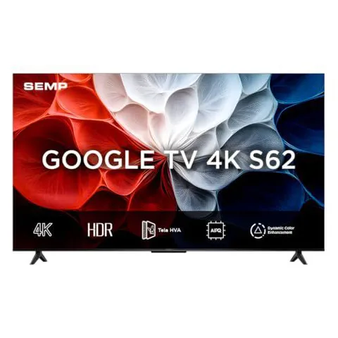 Smart TV Semp 43 LED 4K WiFi Bluetooth Google 43S62