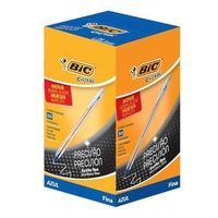 Caneta Esferográfica Fina Azul 50 Unidades