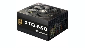 Fonte Apexgaming Power Supply, 650W, 80 Plus Gold | R$390