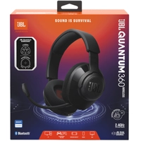 [PRIME/APP] JBL Fone Headset Gamer JBL Quantum 360 Wireless, Over Ear, Microfone Removível