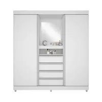 Guarda-Roupa Bartira Fortaleza II com 2 Portas de Correr e 4 Gavetas | R$499