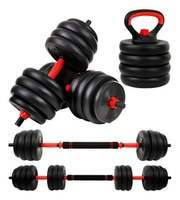 Kit Halteres 6 em 1 Ajustável até 40kg + Hip Band