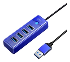 [R$2.45 Moedas/Taxa inclusa] HUB USB Orico 4 em 1 - USB 3.0