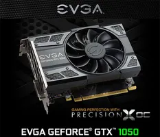 Placa de Vídeo VGA NVIDIA EVGA GEFORCE GTX 1050 2GB 128Bits ACX DDR5 - 02G-P4-6150-KR - R$580