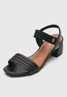 Usaflex Sandália Usaflex Matelassê Preta | R$ 94,99