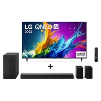 Combo LG Smart TV QNED AI 4K QNED80 65 polegadas 2024 + SoundBar S60TR, 5.1 Canais, Bluetooth 5.3, Dolby Digital