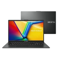 Notebook ASUS VivoBook Go 15, AMD RYZEN 5 7520U, 8GB, 512GB SSD, KeepOS, Tela 15,6 FHD, Mixed Black - E1504FA-NJ732