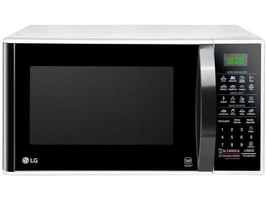 Micro-ondas LG 30L Solo MS3091BC Branco e Preto - 110V