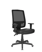 (APP) Cadeira Ergonômica Brizza Diretor Mecanismo Relax Preta | R$597
