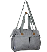 Bolsa Maternidade Boca de Peixe KaBaby Cinza, Kababy, Cinza