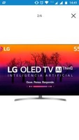 Smart TV Oled 55" LG OLED55B8SSC Ultra HD 4k com 4 HDMI 3 USB Wi-Fi com Thinq Ai Wi-fi | R$5.199 (15% de volta no AME)
