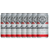 Cerveja Budweiser Lata 269ml - 8 unidades