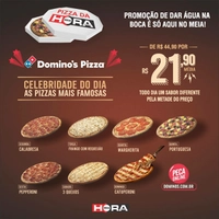 [Pedido Online] Pizzas selecionadas pela metade do preço na Domino's