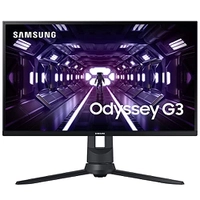 Monitor Gamer Samsung Odyssey 27", FHD, 144 Hz, 1ms, com ajuste de altura, HDMI, DP, VGA, Freesync, 