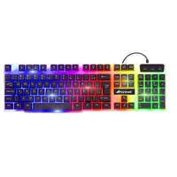 Teclado Gamer Multimídia Chromatic Gk-710 Preto com Led Colorido Fortrek