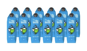 [Clube da Lu] Suco Do Bem Água de Coco 1L - 12 Unidades | R$67