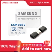 Cartão de memória Samsung EVO Classe 10 - 256gb + adaptador/leitor de cartão