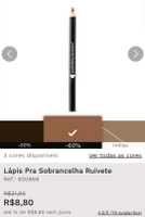 Lápis Pra Sobrancelha Ruivete R$ 9